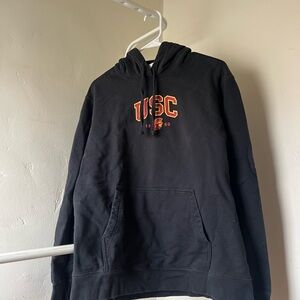 USC Black Pullover Hoodie - Collegiate Graphic Sweatshirt